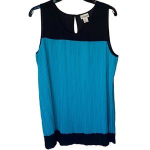 Motherhood Blue And Black Maternity Top Size Large